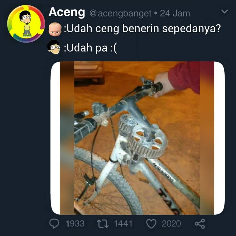 OTAK NYA DIPAKE DULU YA SEBELUM MAIN SEPEDA