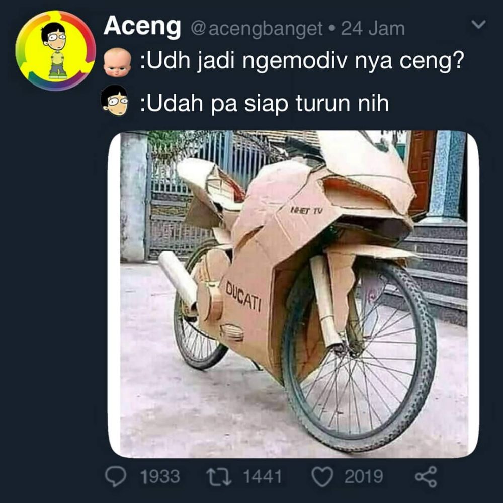 OTAK NYA DIPAKE DULU YA SEBELUM MAIN SEPEDA