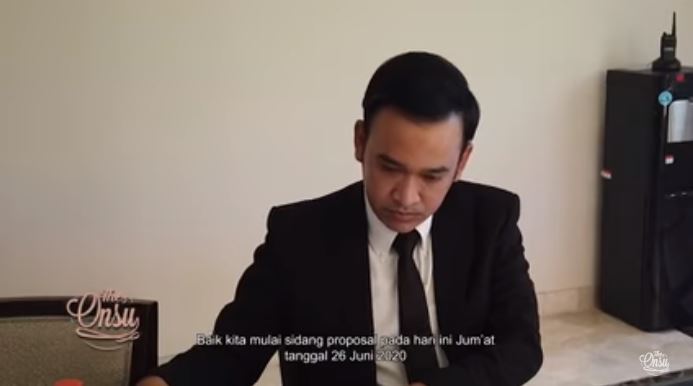 Ruben Onsu Jalani Sidang Proposal Virtual, Pake Sendal Lho!