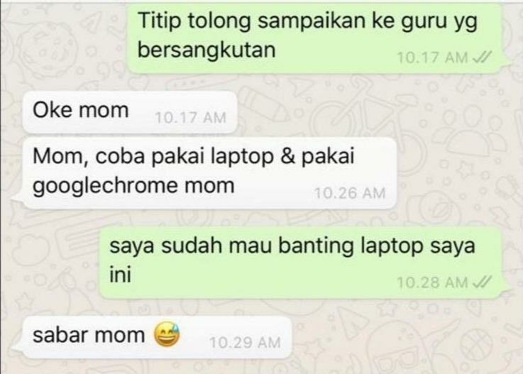Jadi T*lol Gara-gara Sekolah Online !