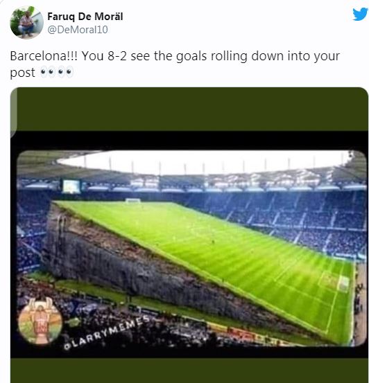 9 MEME LUCU BARCELONA VS BAYERN MUNCHEN INI NYINDIR BANGET