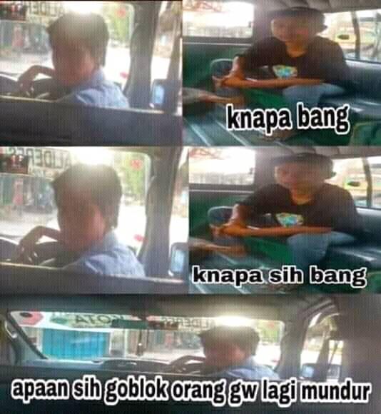 10 MEME LUCU MOMEN NAIK ANGKOT, KOCAKNYA BIKIN TEPUK JIDAT