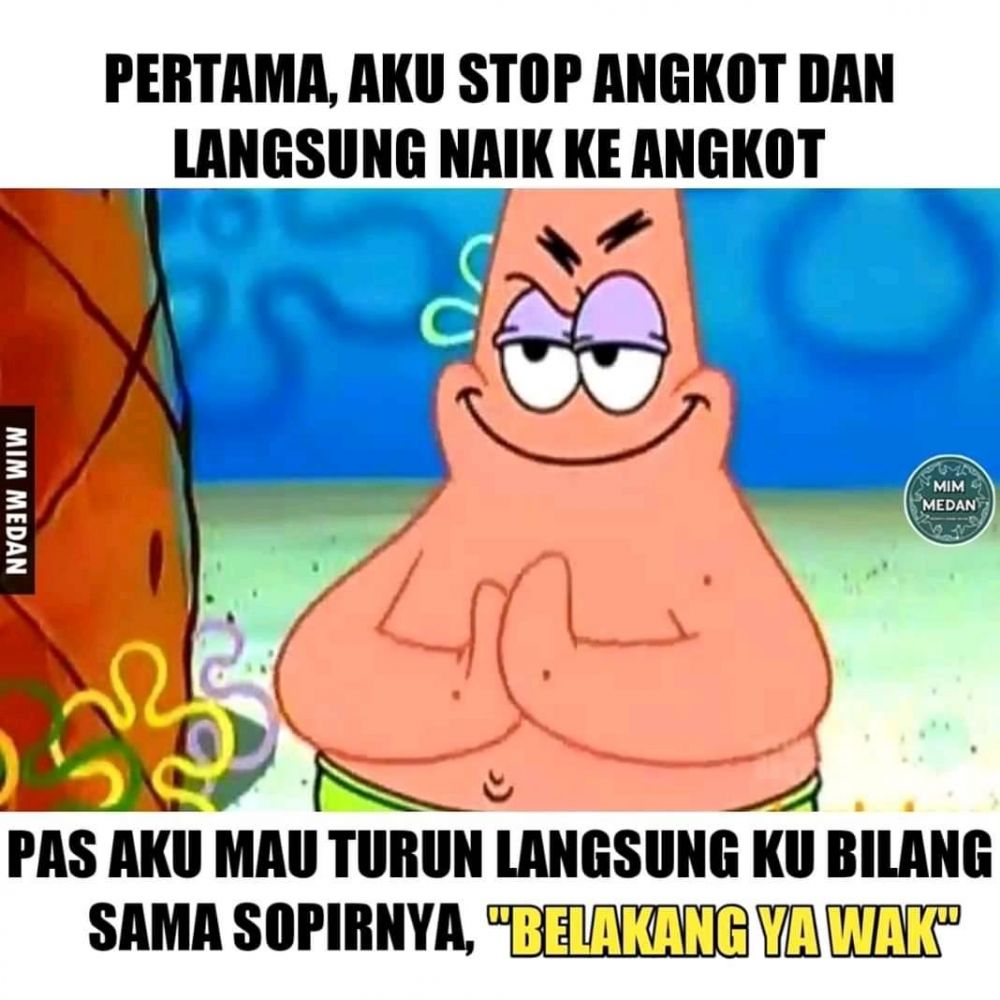 10 MEME LUCU MOMEN NAIK ANGKOT, KOCAKNYA BIKIN TEPUK JIDAT