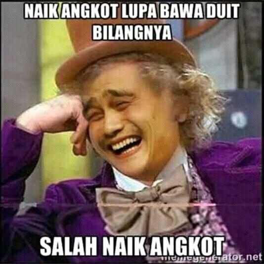 10 MEME LUCU MOMEN NAIK ANGKOT, KOCAKNYA BIKIN TEPUK JIDAT