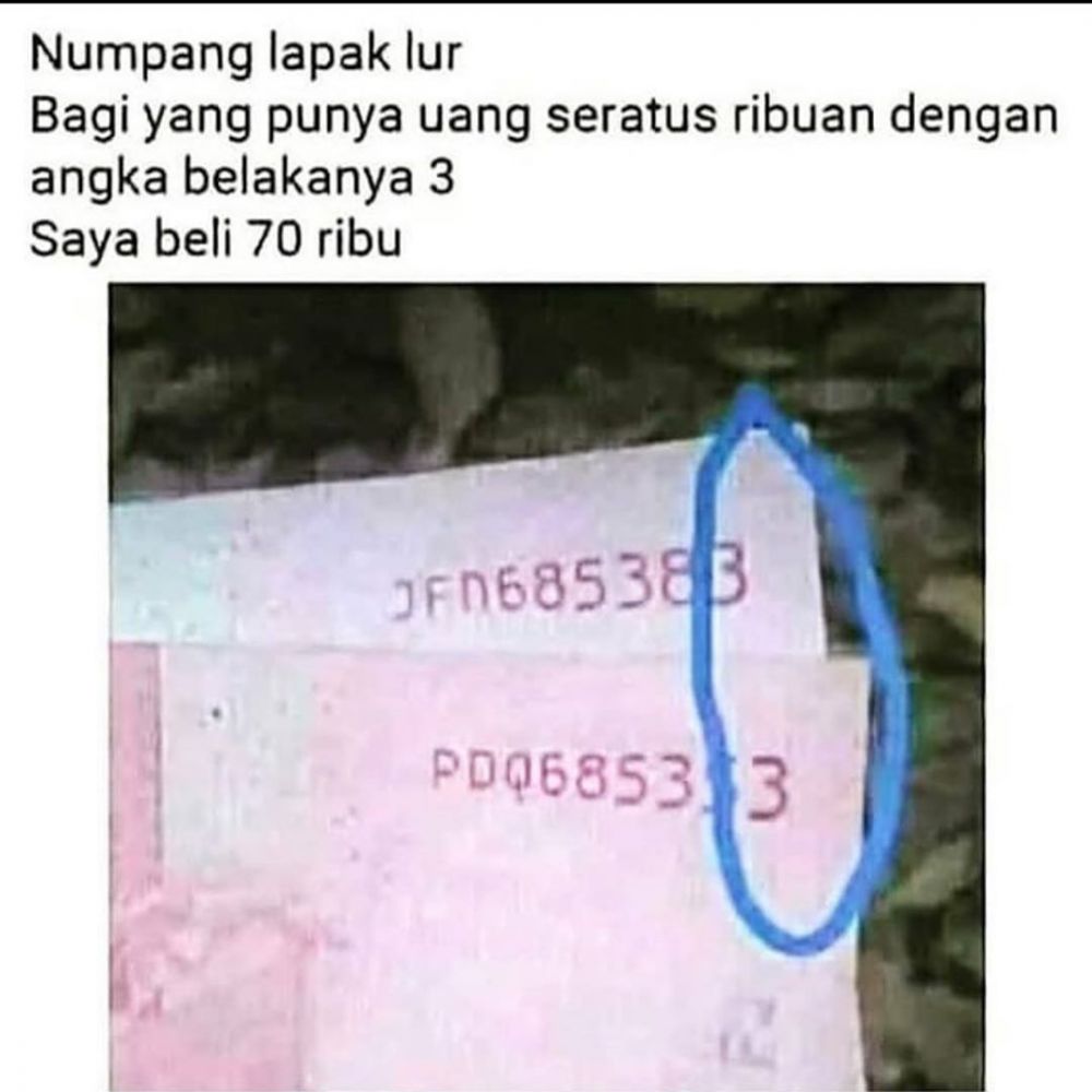 JUALAN DI PESBOOK TAPI KATAHUAN DULUAN BOONGNYA