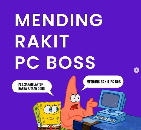 Meme lucu 'mending rakit PC' ini, bikin kalian gagal paham