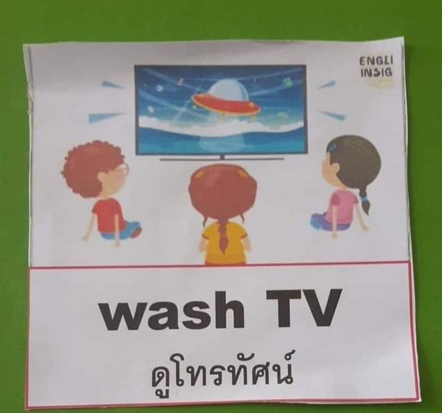 Tulisan lucu larangan pakai bahasa Inggris ini bikin kamu ketawa ngakak