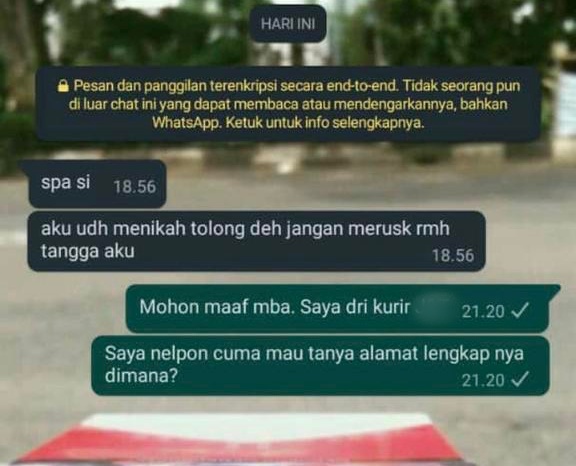 Chat jenaka kurir minta petunjuk letak rumah ini balasannya Bikin Tepok Jidat Chat jenaka kurir minta petunjuk letak rumah ini balasannya Bikin Tepok Jidat