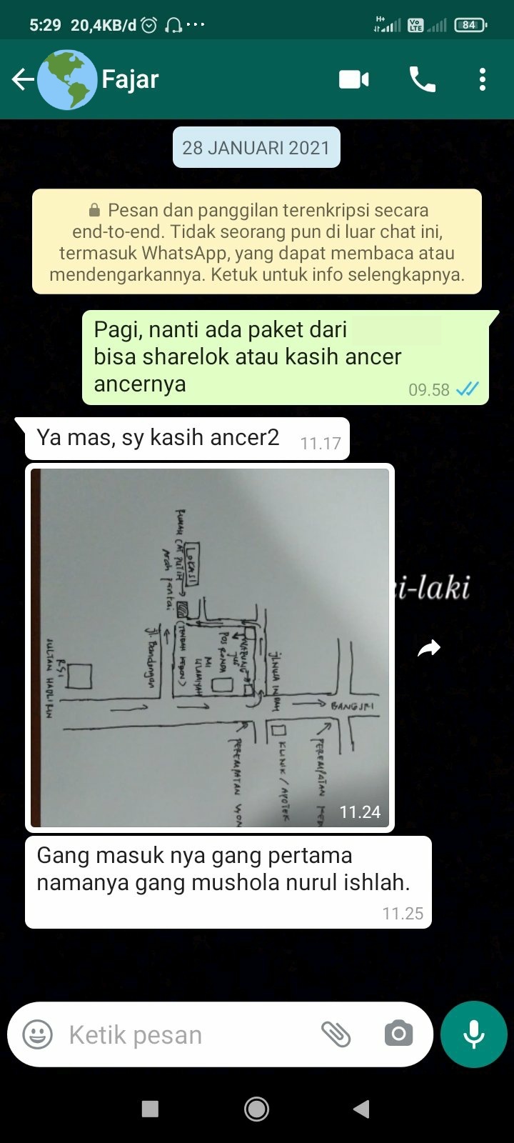 Chat jenaka kurir minta petunjuk letak rumah ini balasannya Bikin Tepok Jidat Chat jenaka kurir minta petunjuk letak rumah ini balasannya Bikin Tepok Jidat