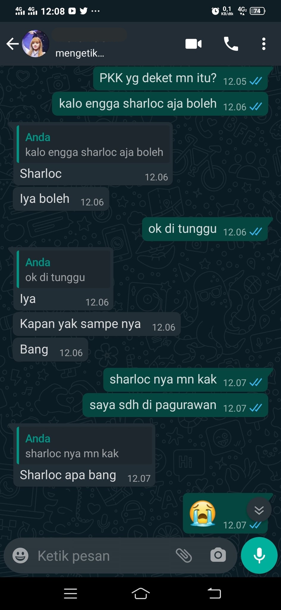 Chat jenaka kurir minta petunjuk letak rumah ini balasannya Bikin Tepok Jidat Chat jenaka kurir minta petunjuk letak rumah ini balasannya Bikin Tepok Jidat