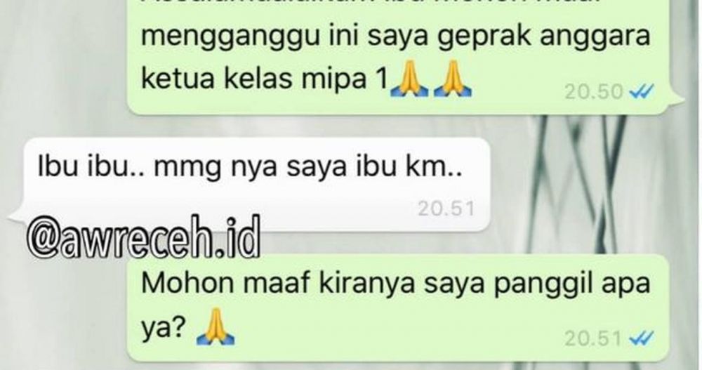 Balasan chat terlalu jujur dari dosen ini bikin anda gagal paham Balasan chat terlalu jujur dari dosen ini bikin anda gagal paham