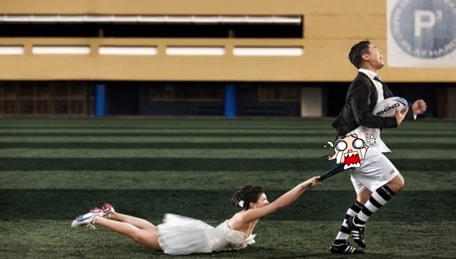 Potret lucu prewedding gagal ini bikin pengantin senyum-senyum sendiri