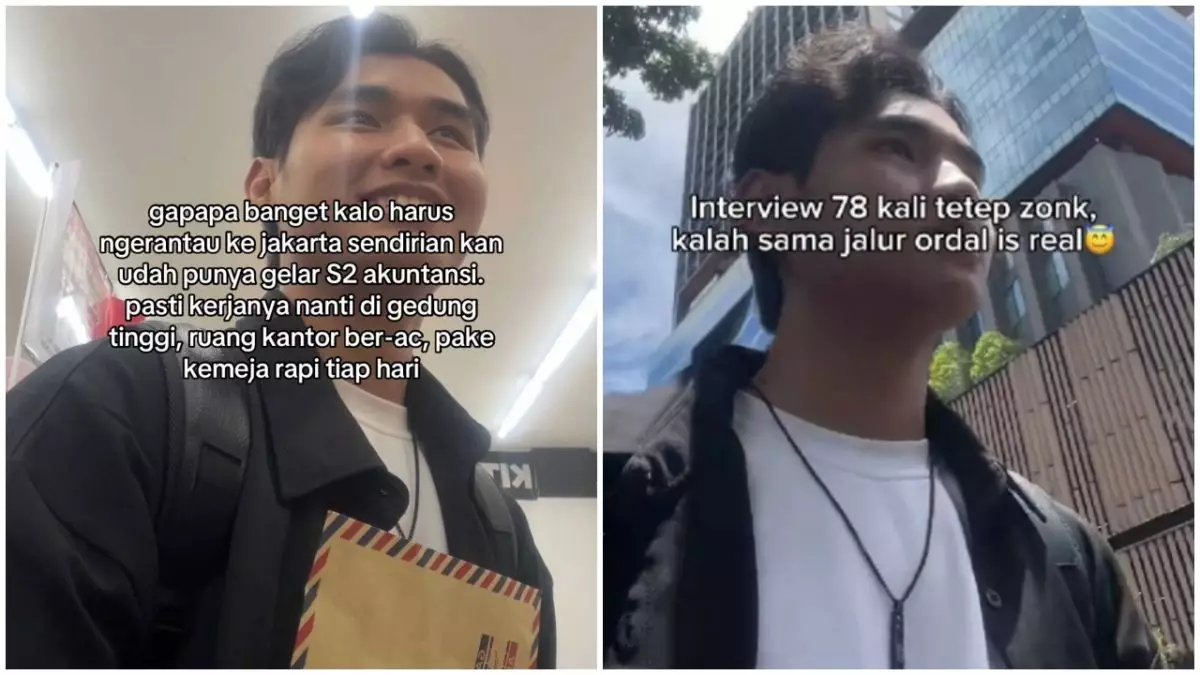 pria lulusan S2 Akuntansi sulit cari kerja di Jakarta, kalah ordal, jadi pengamen