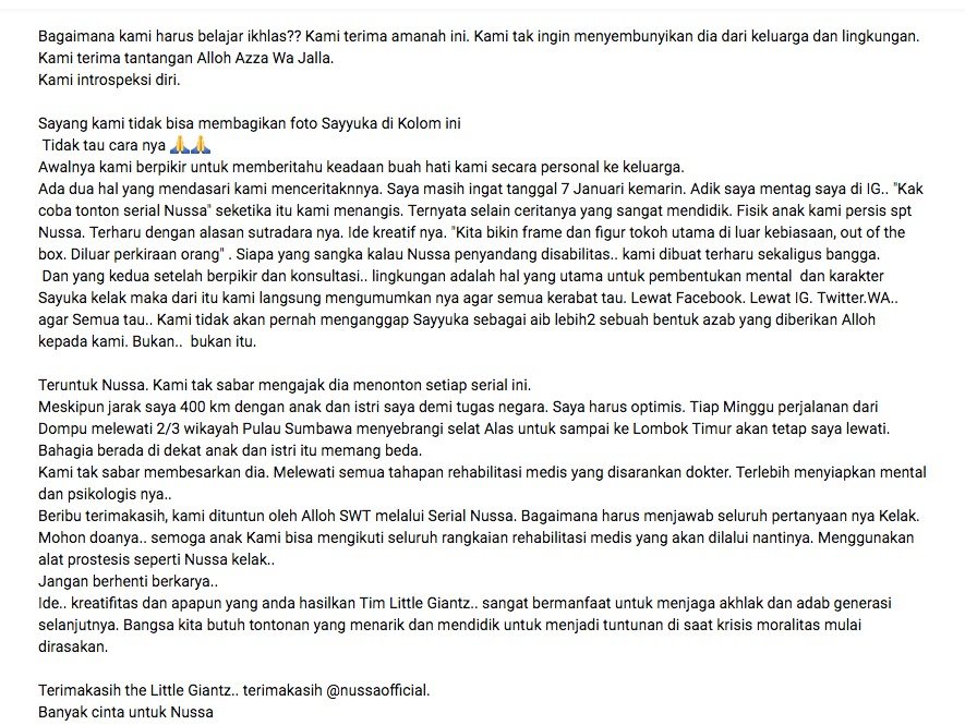 Belajar Ikhlas Dari Kisah Nussa Di Dunia Nyata
