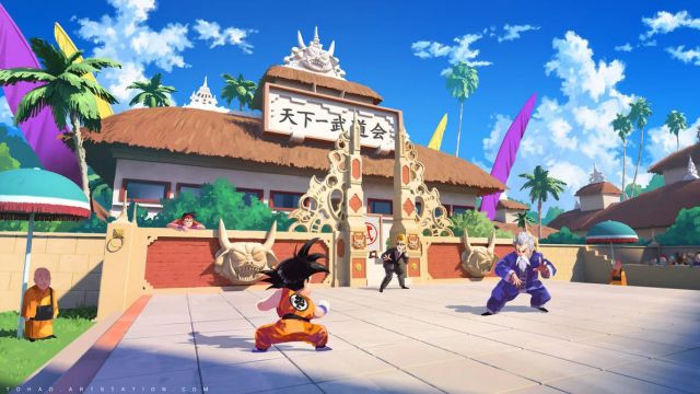10 Potret Bukti Tenkaichi Budokai dalam Anime Dragonball Berlokasi di Bali!