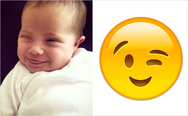 &#91;Bikin Gemes&#93; - 10 Ekspresi Lucu Wajah bayi saat menirukan Emojis Chat