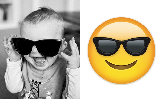 &#91;Bikin Gemes&#93; - 10 Ekspresi Lucu Wajah bayi saat menirukan Emojis Chat