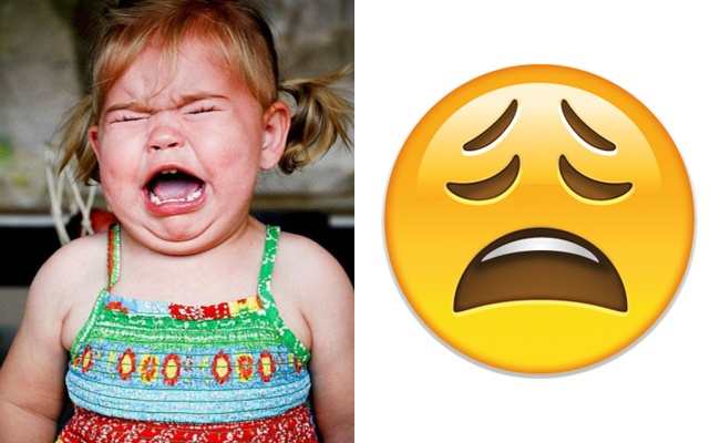 &#91;Bikin Gemes&#93; - 10 Ekspresi Lucu Wajah bayi saat menirukan Emojis Chat