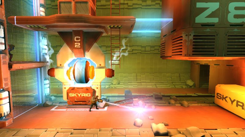 Rochard : Bermain-main dengan Gravitasi dalam side-scrolling 2D