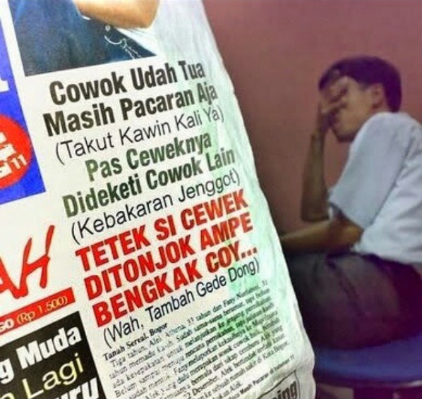 7 Judul koran 'asmara berujung pidana' ini kocaknya bikin ketawa lepas