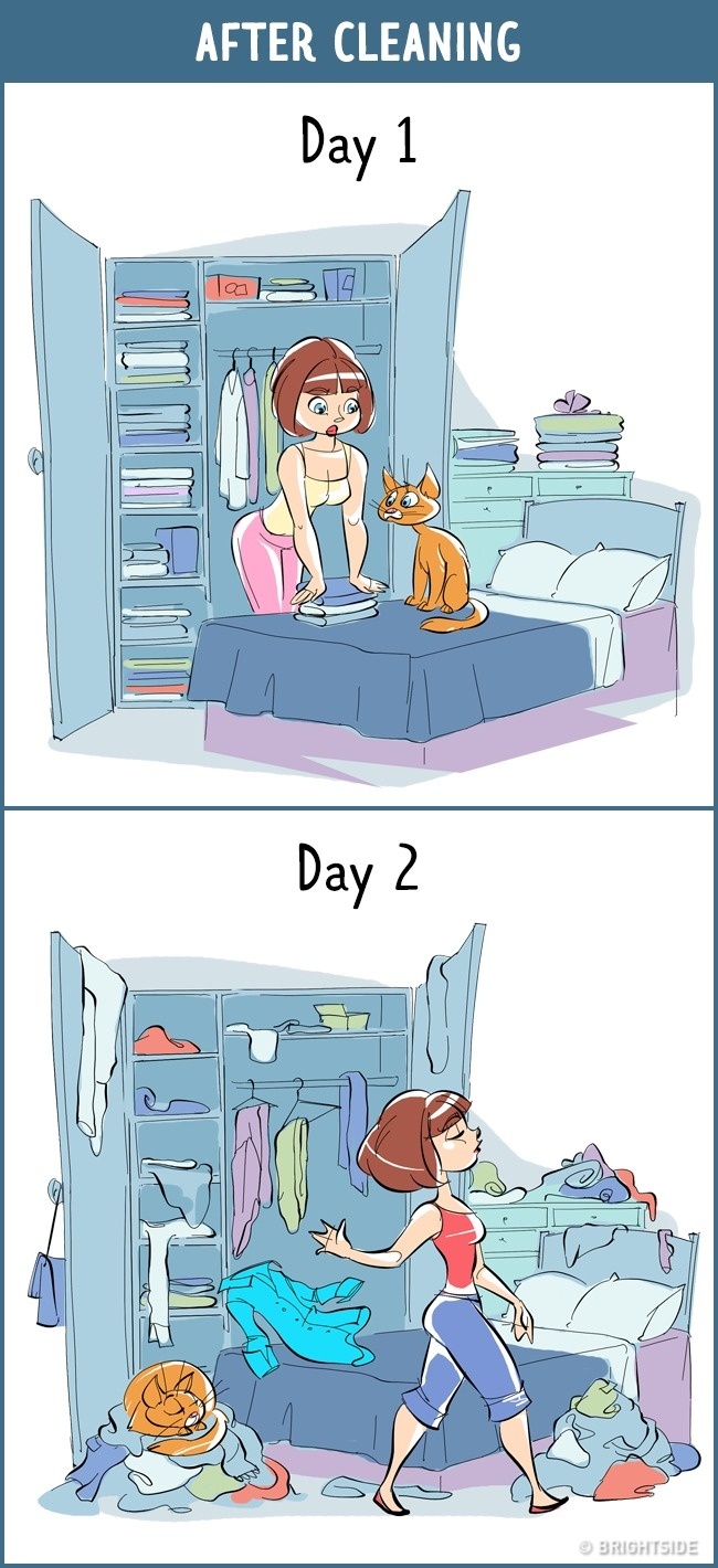 12 Komik tentang beda perilaku manusia di hari pertama vs ke-100
