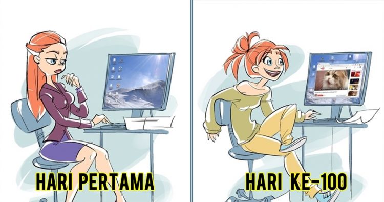 12-komik-tentang-beda-perilaku-manusia-di-hari-pertama-vs-ke-100