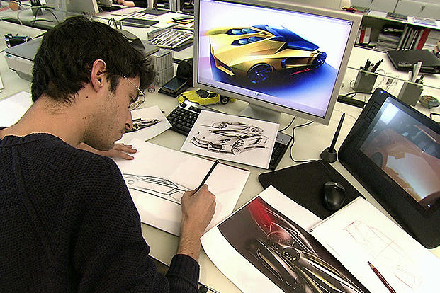 15 Foto di balik proses pembuatan mobil Lamborghini
