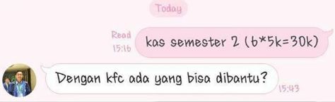 Reaksi-Reaksi Orang Ketika Ditagih Uang Kas dari Chat
