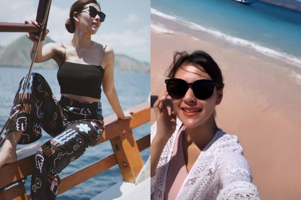 Pesona Syahnaz Sadiqah Liburan di Labuan Bajo, Superkece!