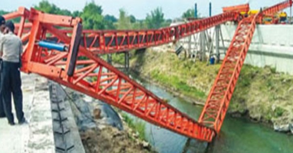 Launcher Proyek Tol Solo-Kertosono Ambruk, Arus Mudik Bisa Terganggu