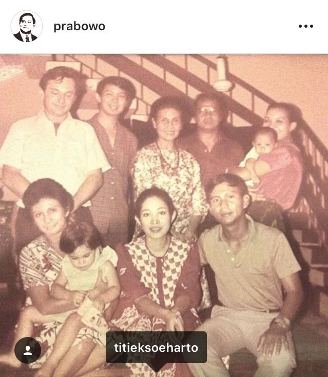 Deretan foto Prabowo-Titiek bikin baper!