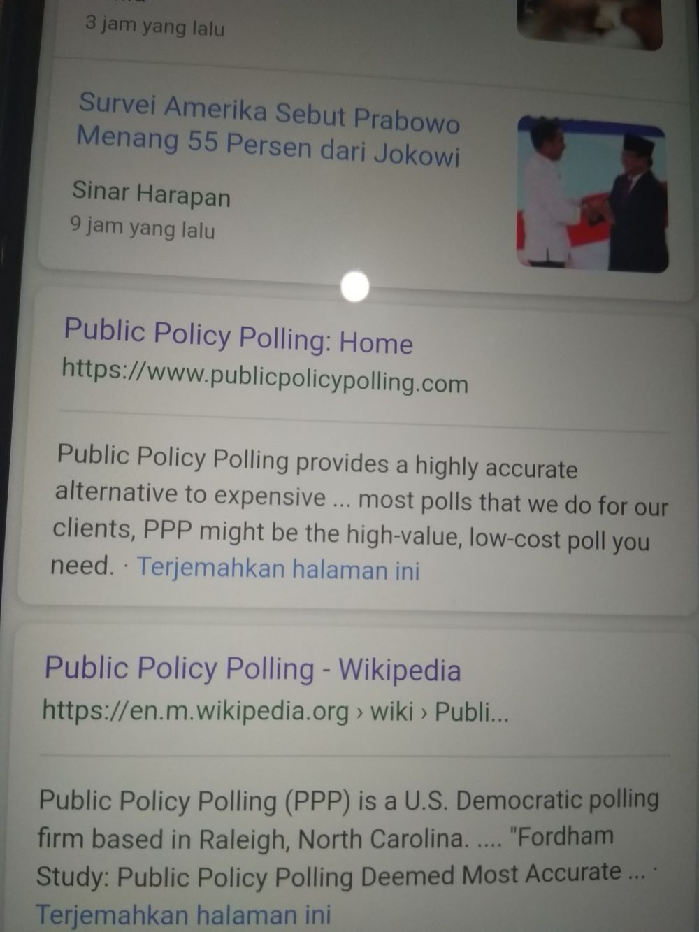 PPPP Tidak Terdeteksi sebagai Lembaga Survei Amerika