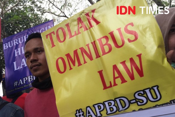 &#91;BREAKING&#93; Demo Soal Omnibus Law, Buruh: Pemerintah Ngawur