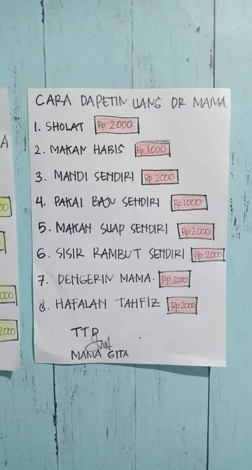 Mamah Ini Punya Cara Unik Untuk Ajarkan Anaknya Mandiri Dan Rajin Ibadah, Dicoba Gaes