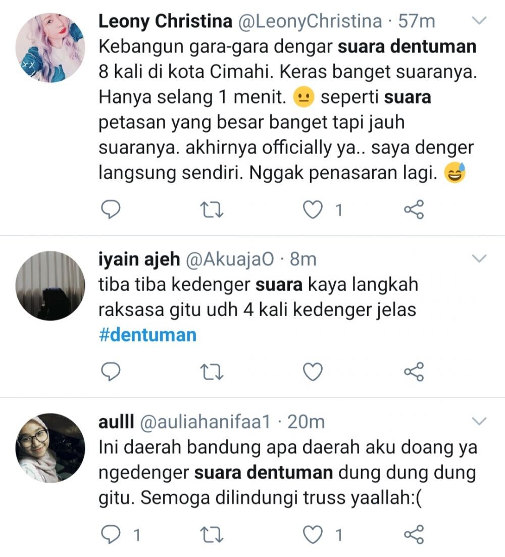 Dentuman Keras Terdengar Pagi Ini di Bandung, Berikut Penjelasan BMKG