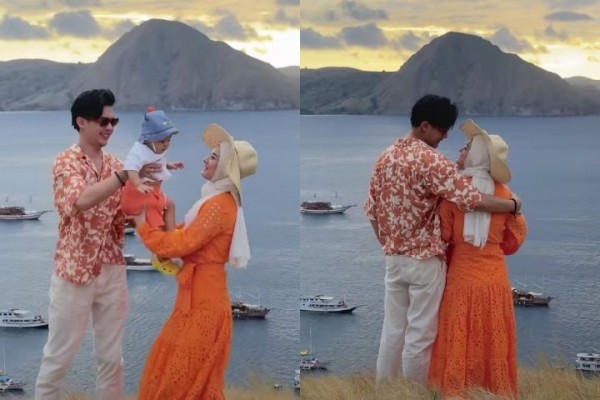 10 Potret Liburan Romantis Dinda Hauw dan Rey Mbayang di Labuan Bajo