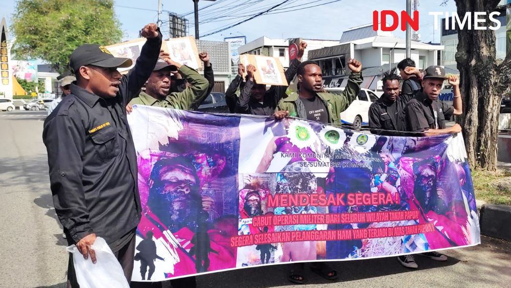 Unjuk Rasa Mahasiswa Papua di Aceh, Tuntut Penarikan Militer