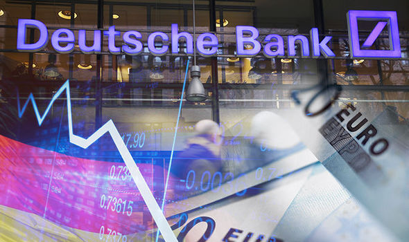 German economy on a knife edge: Struggling Deutsche Bank closes nearly 200 branches