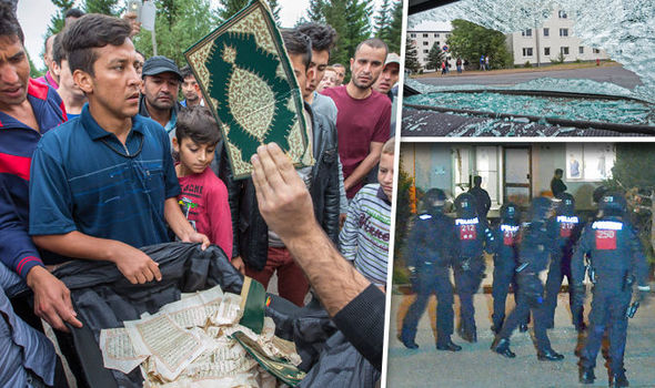 frenzied-riots-in-migrant-camp-after-man-tears-up-koran-and-throws-pages-in-toilet