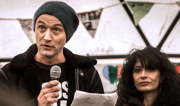 Calais migrants ATTACKED Jude Law&rsquo;s security team when he visited The Jungle
