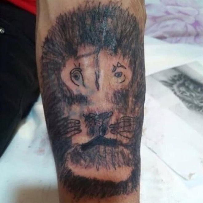 Jangan Coba-Coba Bikin Tatto dengan Badget Minim Kalau Nggak Mau Hasilnya Gini Gan!