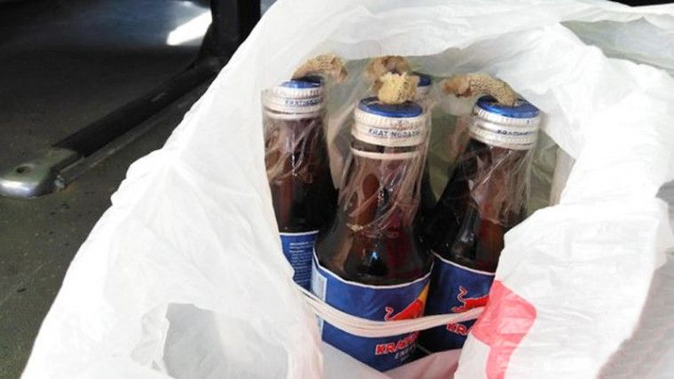 Belasan Mobil Rombongan Aksi 22 Mei dari Madura Diadang Polisi, Benda Mirip Molotov