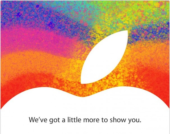 Apple Media Event 23 Oct 12 &quot;We&#039;ve got a little more to show you.&quot;