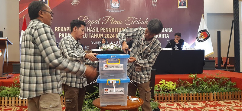 Hasil Rekapitulasi Pemilu 2024 KPU Solo, Penentu Keputusan Koalisi PDIP di Pilkada