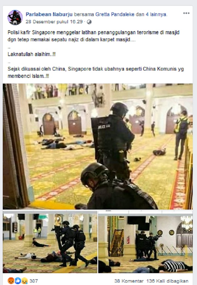 Singapura Seperti Komunis Tiongkok yang Anti Islam Ini Faktanya