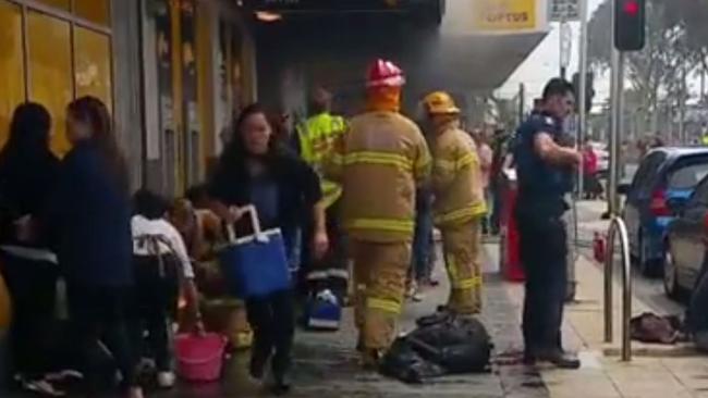 27 hurt after man sets himself on fire in Melbourne bank branch