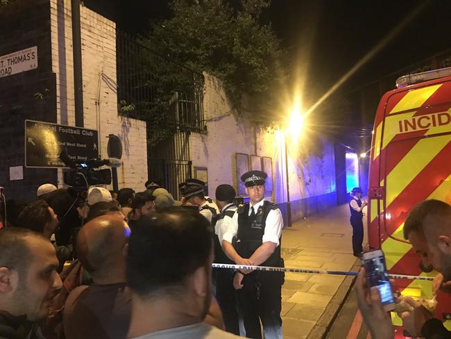 London Mosque: Vehicle crashes through pedestrians