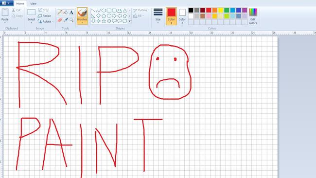 Bye-bye Microsoft Paint