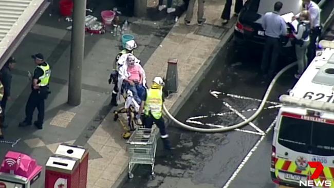 27 hurt after man sets himself on fire in Melbourne bank branch