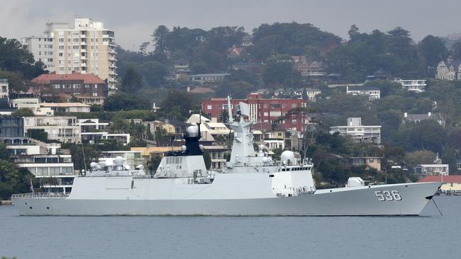 Chinese warships pictured loaded with Australian baby formula before departure